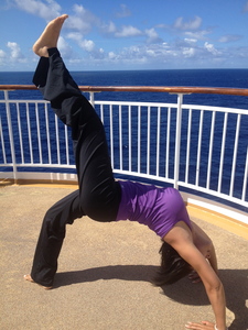 Yoga on cruise